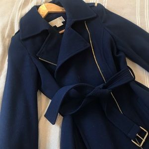 Michael Kors Asymmetrical Wool Coat